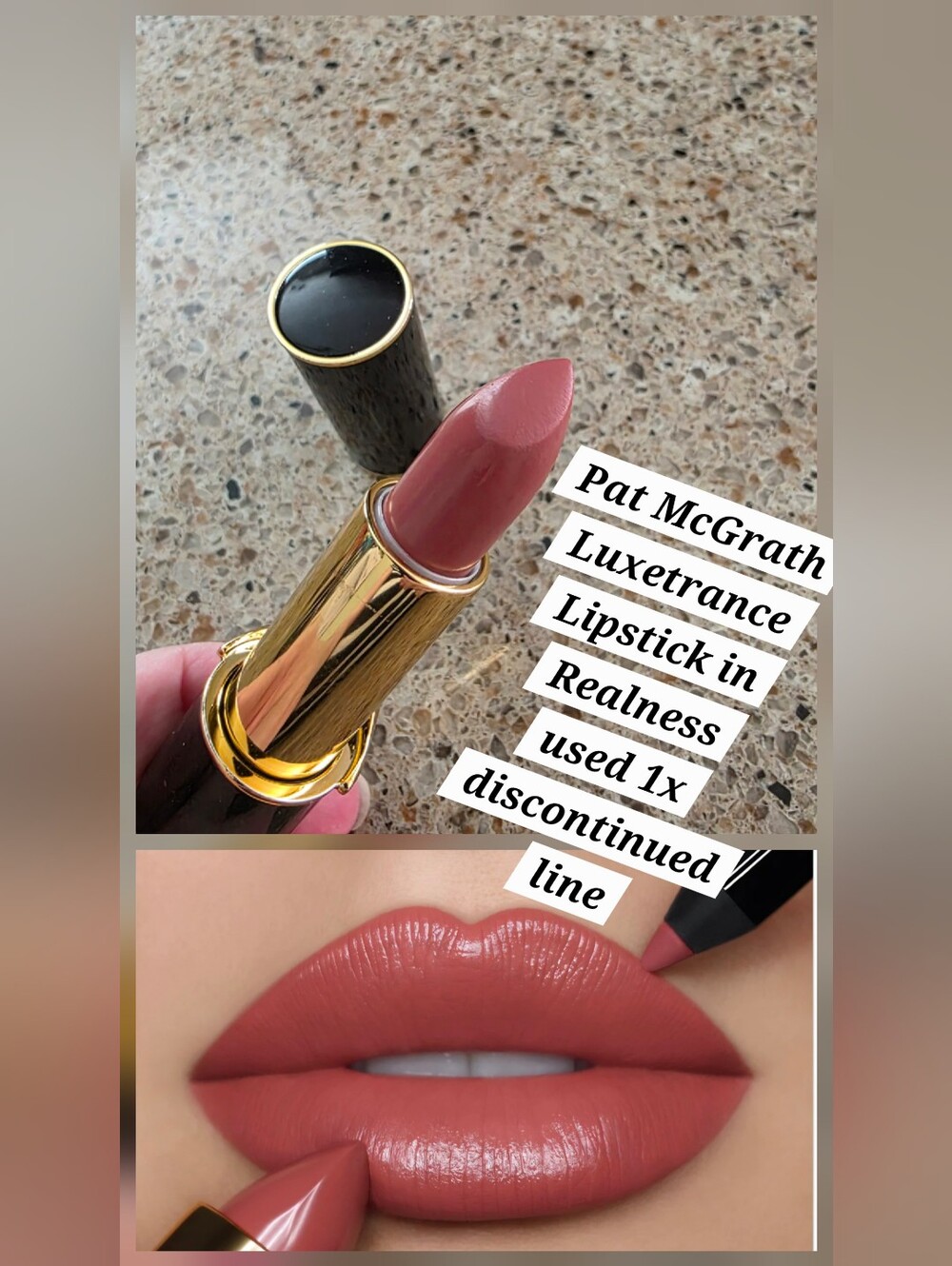 Pat McGrath Luxetrance Lipstick in Realness